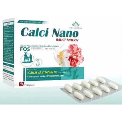 CANXI NANO, CANXI TẢO BIỂN ĐỎ, Canxi Hữu Cơ – Bổ sung canxi, giảm nguy cơ loãng xương