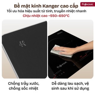Bếp Từ Âm Đôi Fujihome IC2623 – Thiết Kế Hiện Đại, Công Suất Cao