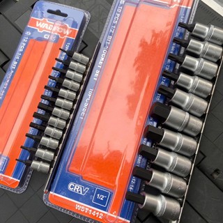 ĐỒ NGHỀ WADFOW Bộ 12 đầu tuýp 1/4" ra đầu vít lục giác, sao WST2414