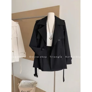 TRIANGLE - Uplevel Coat (Cân nhắc kỹ, returned is not welcomed)- Áo Khoác Trenchcoat Dáng Vừa Phong Cách Sang Trọng