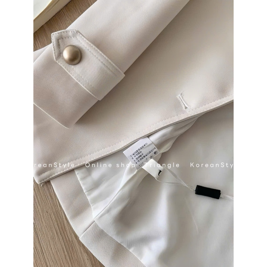 TRIANGLE - Uplevel Coat (Cân nhắc kỹ, returned is not welcomed)- Áo Khoác Trenchcoat Dáng Vừa Phong Cách Sang Trọng