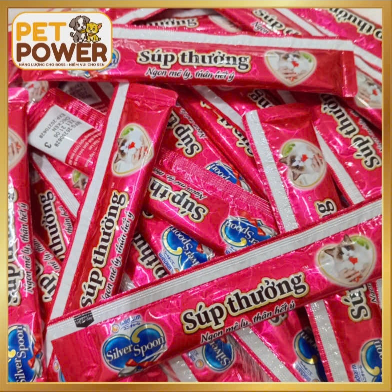 Súp thưởng cho mèo Silver Spoon - Thanh lẻ 14g