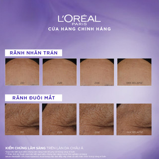 Bộ kem dưỡng ngày đêm chống rãnh nhăn lão hóa sớm 50mlx2, tẩy trang HA 95ml, serum 1.5% HA L'Oreal Paris 7.5ml