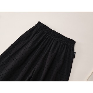Set Bộ Bé Gái Áo Croptop Dây Rút Phối Ren Và Quần Ống Rộng Thoáng Mát Mùa Hè