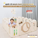 Quây Cũi Cho Bé Gấp Gọn New 2026, Quây Cũi Nhựa Moon House Kèm Cột Bóng, Ghép Hình, Thảm, Bóng,Giỏ Bóng Nhựa Nguyên Sinh — ảnh 2