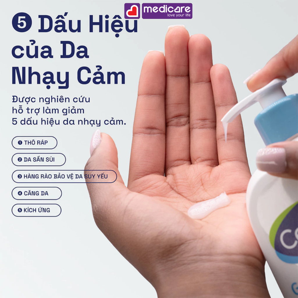 Sữa rửa mặt CETAPHIL dành cho da nhạy cảm, da khô 236ml & 250ml