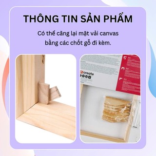 [Hỏa tốc HCM] Khung Toan Canvas Mont Marte Cao Cấp Vẽ Màu Acrylic, Sơn Dầu (Size Nhỏ - Trung Bình)