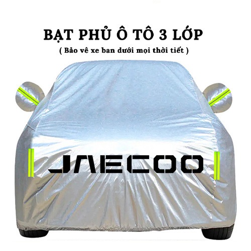 Bạt Phủ JAECOO J7 3 Lớp Chống Nắng Nóng Chống Nước Chống Bụi Cho Xe  – Bảo Vệ Toàn Diện, Chống Xước