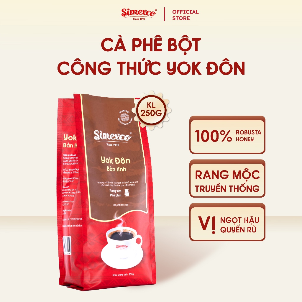 Cà rang mộc 100% Robusta honey nguyên chất, công thức Yok Đôn | Shopee ...
