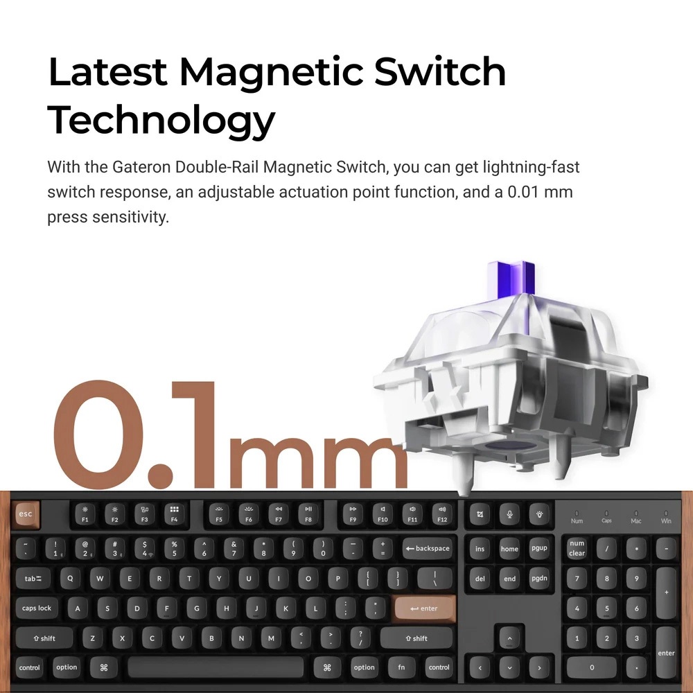 Bàn phím cơ không dây Keychron K10 HE Special Edition RGB Hotswap Aluminum (Magnetic Sw) - Bảo hành 12 tháng | BigBuy360 - bigbuy360.vn