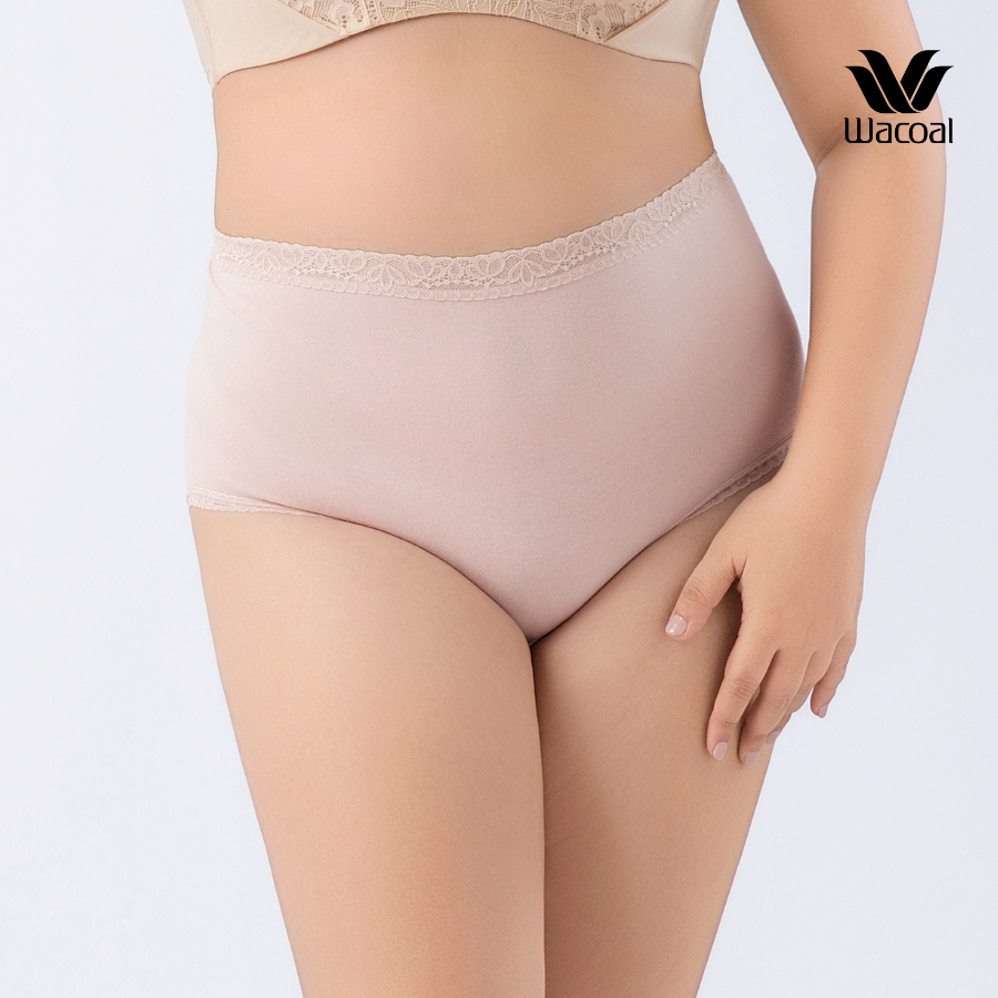 Quần lót nữ Wacoal IEC3230 Cotton Blend Êm bền cao cấp kiểu boy short, lưng cao dưới rốn - EC3230