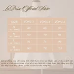 La Rosa Đầm Ren Dáng Xòe Tiểu Thư Thiết Kế Đầm Cổ Tròn, Dài Tay Ôm Eo Đính Hoa 3D Nổi Bật V1437 — ảnh 7