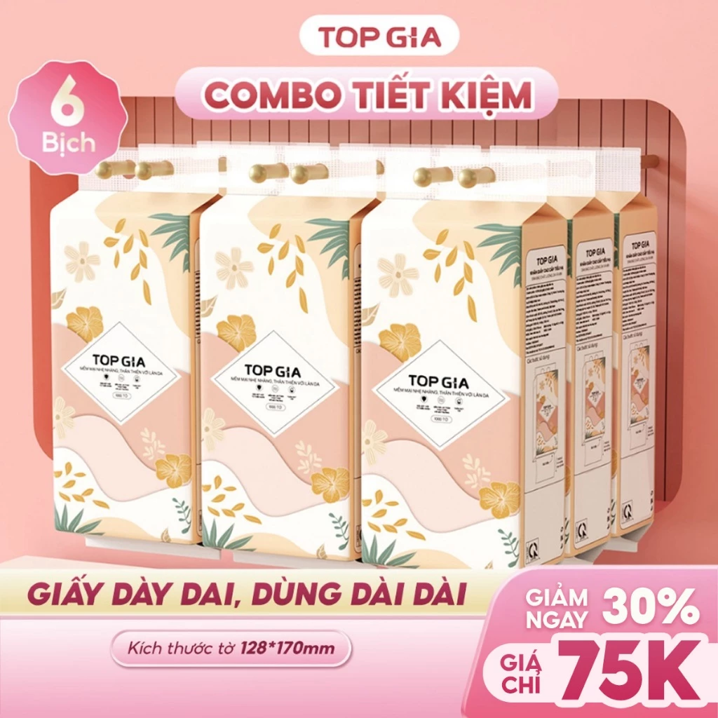 Combo 6 Bịch Giấy Vệ Sinh Treo Tường Tiểu Hạ 1000 Tờ – Lựa Chọn Tiện Lợi, An Toàn & Tiết Kiệm Cho Mọi Gia Đình 2 vn 11134207 820l4 mgqdvh4i4op8c8