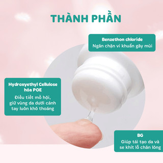 Gel Khử Mùi Vùng Dưới Cánh Tay, Khử Mùi Hôi Nách Kobayashi Wakiguard Nhật Bản 50G