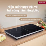 Bếp từ đôi Fujihome IC2123 -Công suất tổng 3500W -Mặt kính Kanger bền đẹp-Cảm ứng vuốt trượt dễ dùng — ảnh 4