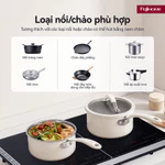 Bếp từ đôi Fujihome IC2123 -Công suất tổng 3500W -Mặt kính Kanger bền đẹp-Cảm ứng vuốt trượt dễ dùng — ảnh 6