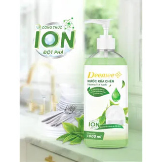 Nước Rửa Chén Deemee 1000ML Siêu Sạch, Tiết Kiệm, An Toàn Cho Da Tay - CÔ THƯ MARKET