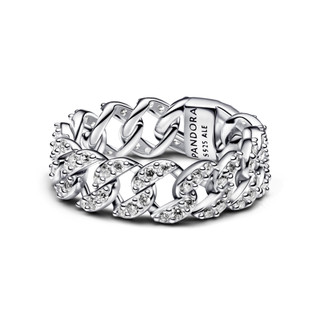 Nhẫn Bạc Pandora Timeless Kiểu Cuban