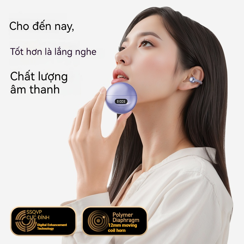 Tai nghe Bluetooth chuyên nghiệp Q71 | Chống mồ hôi, chống trượt và thời lượng pin cực dài Âm nhạc thể thao