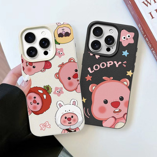 Ốp Lưng iPhone TPU Hoạ Tiết Da Mềm Loopy Cute Chống Sốc, Chống Bẩn - iP 7/8/X/XS/11/12/13/14/15/16/17/Plus/Pro/Max/Air