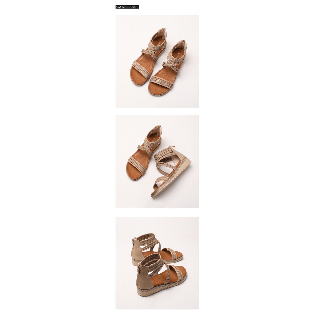 Giày sandal chiến binh nữ boho dây ngang basic sang trọng, giày sandal nữ