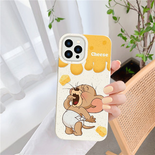 Ốp Lưng iPhone Mềm Thân Thiện Môi Trường Mèo Chuột Chống Sốc, Bảo Vệ Cam - iP 7/8/X/XS/11/12/13/14/15/16/17/Plus/Pro/Max