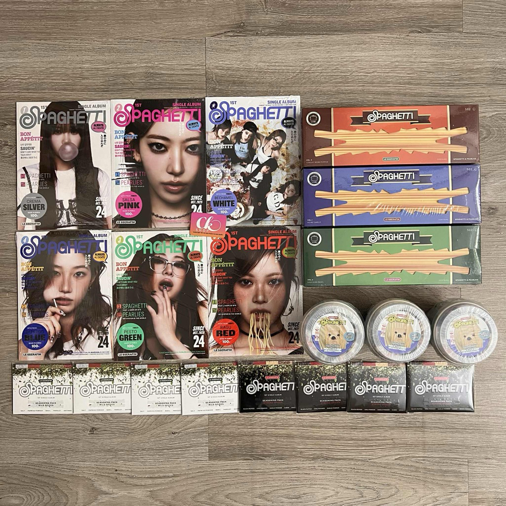 Bộ ảnh ALBUM LE SSERAFIM - SPAGHETTI có sẵn | Shopee Việt Nam