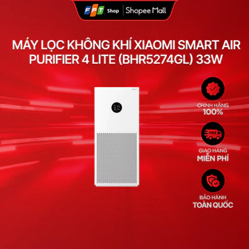 Máy lọc không khí Xiaomi Mi AP 4 Lite, bộ lọc bụi HEPA lọc bụi mịn PM 2.5