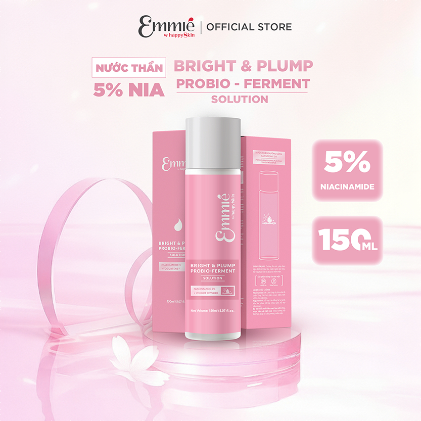 Nước Thần 5% Nia giúp da Căng bóng Sáng mịn - Bright & Plump Probio-Ferment Solution 150ml