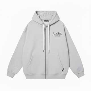 [Nỉ Lông Cáo] Áo Hoodie Khóa Zip Lucid Nỉ Nhung Form Rộng Nam Nữ Mũ rộng 2 lớp In Hình