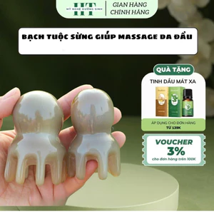 Lược gội đầu sừng bạch tuộc, mát xa đầu và cơ thể hiệu quả, day ấn huyệt giãn cơ lưu thông máu - Mỹ nghệ dưỡng sinh HT