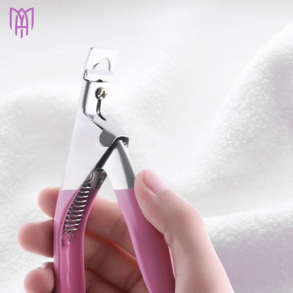 [Mua5Tặng1] Kềm Bấm Móng Giả Mary Artistry Màu Hồng - Kìm Cắt Móng Giả Nail Chuyên Nghiệp