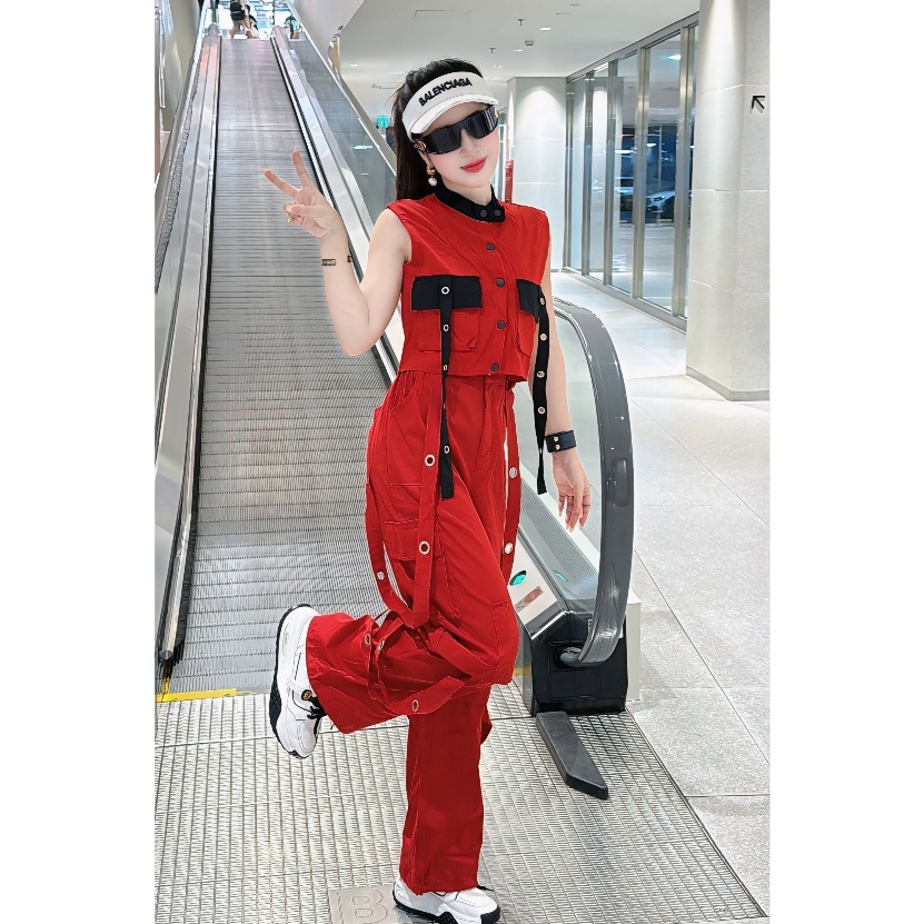 Bộ kaki túi hộp dáng xuông phong cách hiphop ,tập nhảy shuffle dance, dân vũ, aerobic