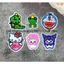 patch vải ủi nhiệt thêu hình thời trang nhân vật hoạt hình siêu hot
