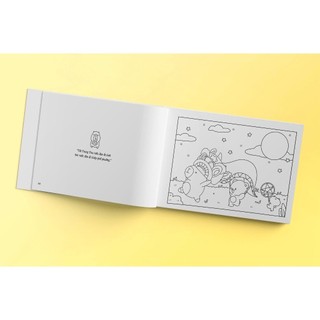 Sách Tô màu Capybara Vui Chơi Mỗi Ngày, Capy Và Những Ngời Bạn Trở về tuổi thơ cùng Capy dành cho trẻ em và Người Lớn