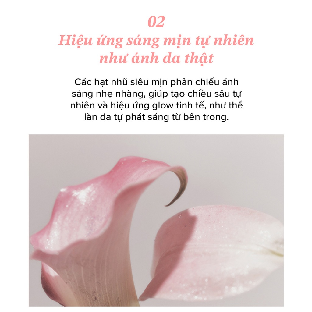 [LG Makeup VN] Phấn má hồng Glint 2.4g đa năng dạng nén cùng hạt ngọc trai, mịn màng, mỏng nhẹ