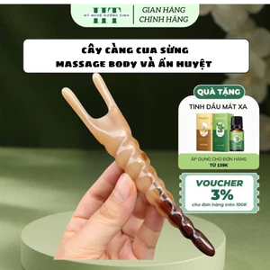 Cây càng cua ấn huyệt masage body lưu thông máu, cạo gió, chăm sóc sức khoẻ toàn diện - Mỹ Nghệ Dưỡng Sinh HT