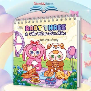 Sách tô màu Baby Three & Cầu vồng cảm xúc. Sách Tô Màu Thư Giãn 30 chủ đề 62 trang