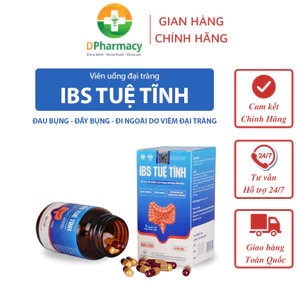 Viên uống đại tràng IBS Tuệ Tĩnh, hỗ trợ tình trạng đau bụng, đầy bụng, viêm đại tràng, HCRKT
