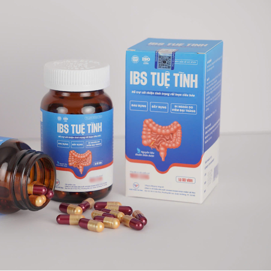 Viên uống đại tràng IBS Tuệ Tĩnh, hỗ trợ tình trạng đau bụng, đầy bụng, viêm đại tràng, HCRKT