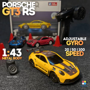 Xe điều khiển từ xa dirft Porsche 911 & Nissan GTR tỉ lệ 1:43 - Gyro, Điều Tốc, Servo.