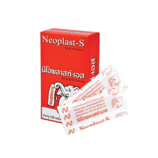 Băng Keo Cá Nhân Con Voi Neoplast-S Hộp 100 miếng (Dệt Vải Không Bong)