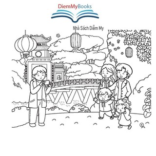 Sách Tô Màu - Tết và Lễ Hội Truyền Thống Việt Nam 64 trang