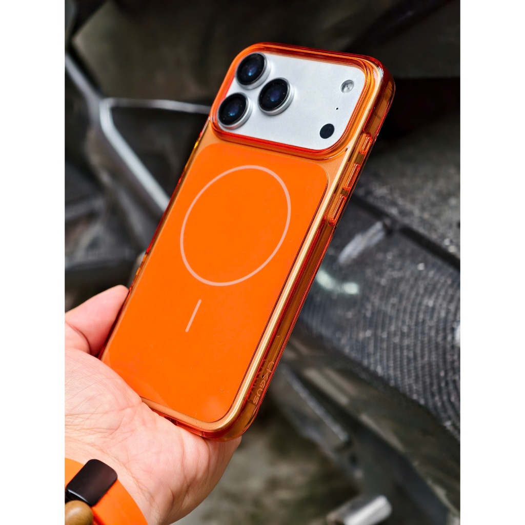 Ốp lưng Likgus Moco Magnetic–Bản Dupe có nút Camera control chống ố hỗ trợ sạc IPhone 17Promax 17Pro