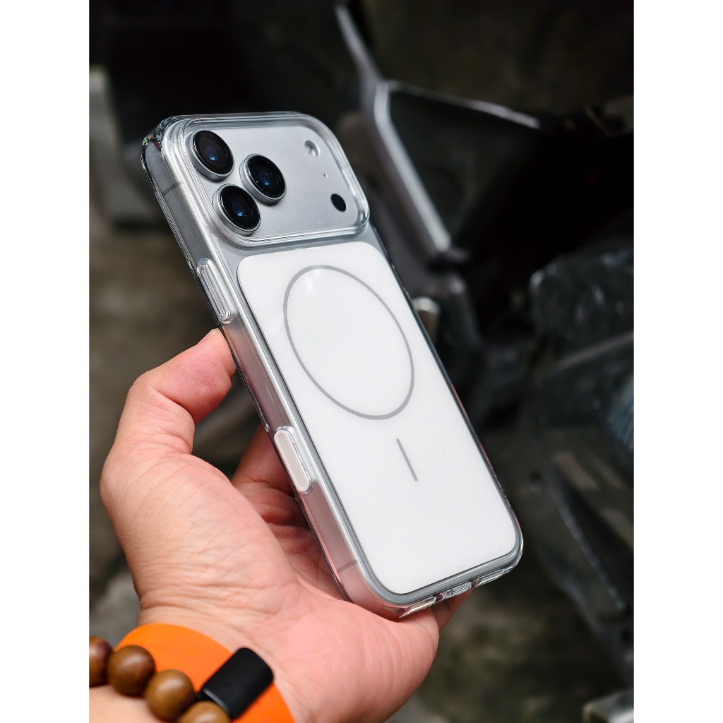 Ốp lưng Likgus Moco Magnetic–Bản Dupe có nút Camera control chống ố hỗ trợ sạc IPhone 17Promax 17Pro