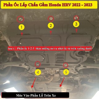 { Chuẩn Form } Chắn Bùn Gầm Honda HR-V Ôp Gầm Bảo Vệ Động Cơ HRV