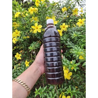 nước mắn cá linh truyền thống. sau khi ủ 1 năm được nấu thủ công theo công thức gia truyền, phụ gia ( 1 lít)