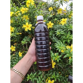 nước mắn cá linh truyền thống. sau khi ủ 1 năm được nấu thủ công theo công thức gia truyền, phụ gia ( 1 lít)