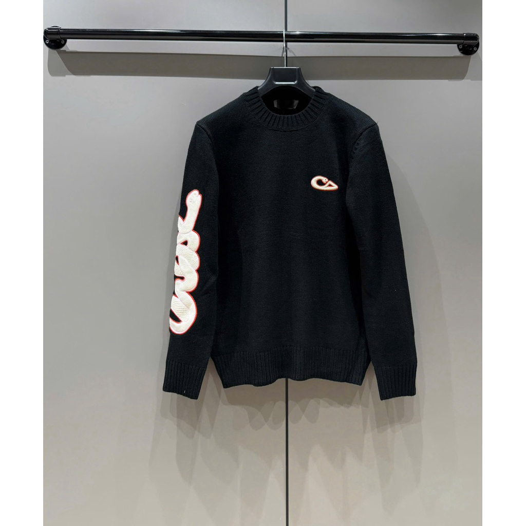 ⚡️[Hight Quality] Áo Sweater Len Sna1e Cổ Tròn Nam Nữ - Điểm Nhấn Thêu Hoạt Họa Tiết Tay Độc Đáo Loại 1