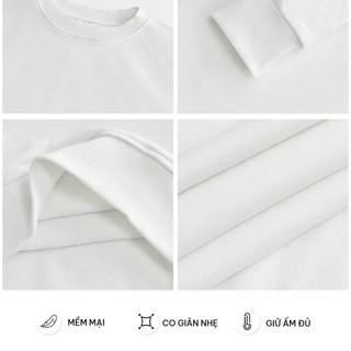 Set Bộ Nỉ Nữ Thu Đông CHEPOL Cổ Tròn, In Love, Chất Nỉ Chân Cua Cao Cấp ( Áo Sweater Trắng + Quần Đùi Trắng ) -CP_xx496